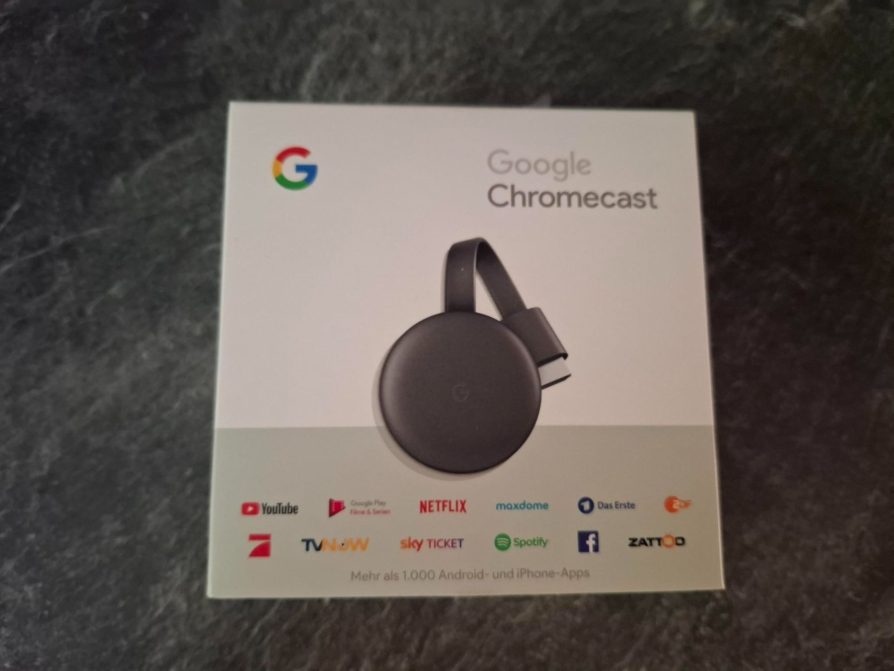 Google Sistemi audio & multimediali: Google Chromecast NC2-6A5 mit Netzteil und Kabel – Usato da Hemmental venduto da F_Trade 1