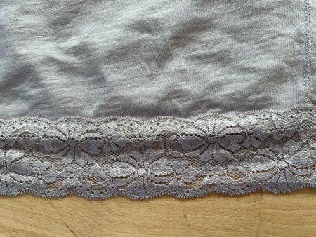 Ambria Damen Long Top in Gr. 40, Hellgrau