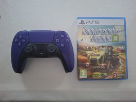 PS5 DualSense Controller + PS5 Landwirtschafts Simulator 25