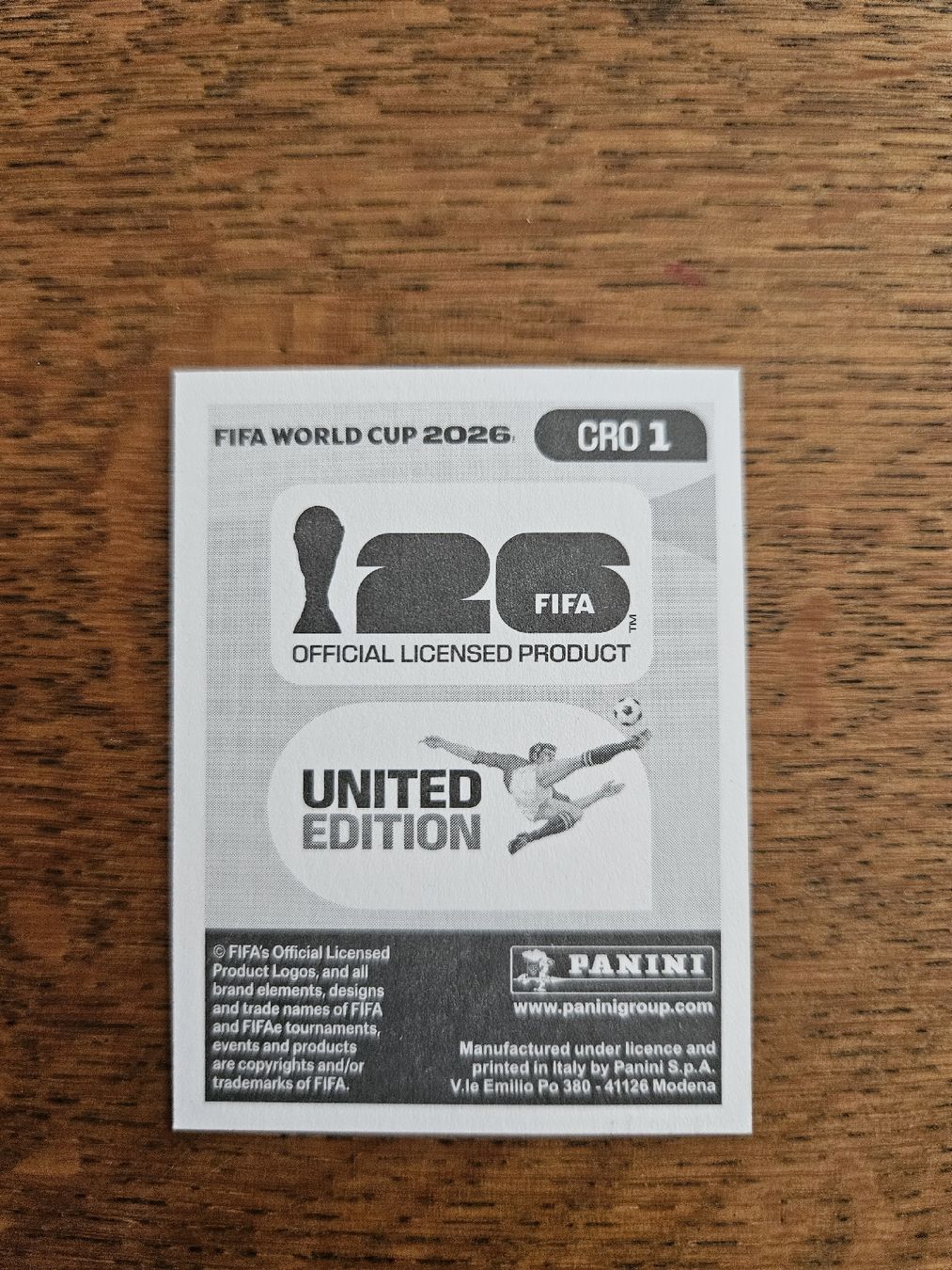 Panini Carte collezionabili: Panini Sticker WM 2026 - CRO 1 – Nuovo (secondo la descrizione) da Reinach BL venduto da BaselStar 1