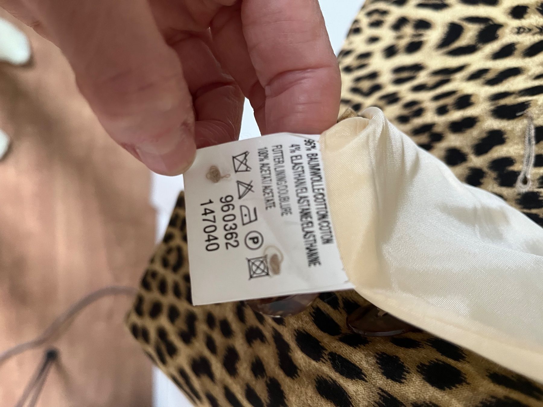 Giacche: Leo print blaser M – Usato da Baar venduto da DealDiHei 2