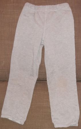 Trainerhose Gr. 134, hellgrau