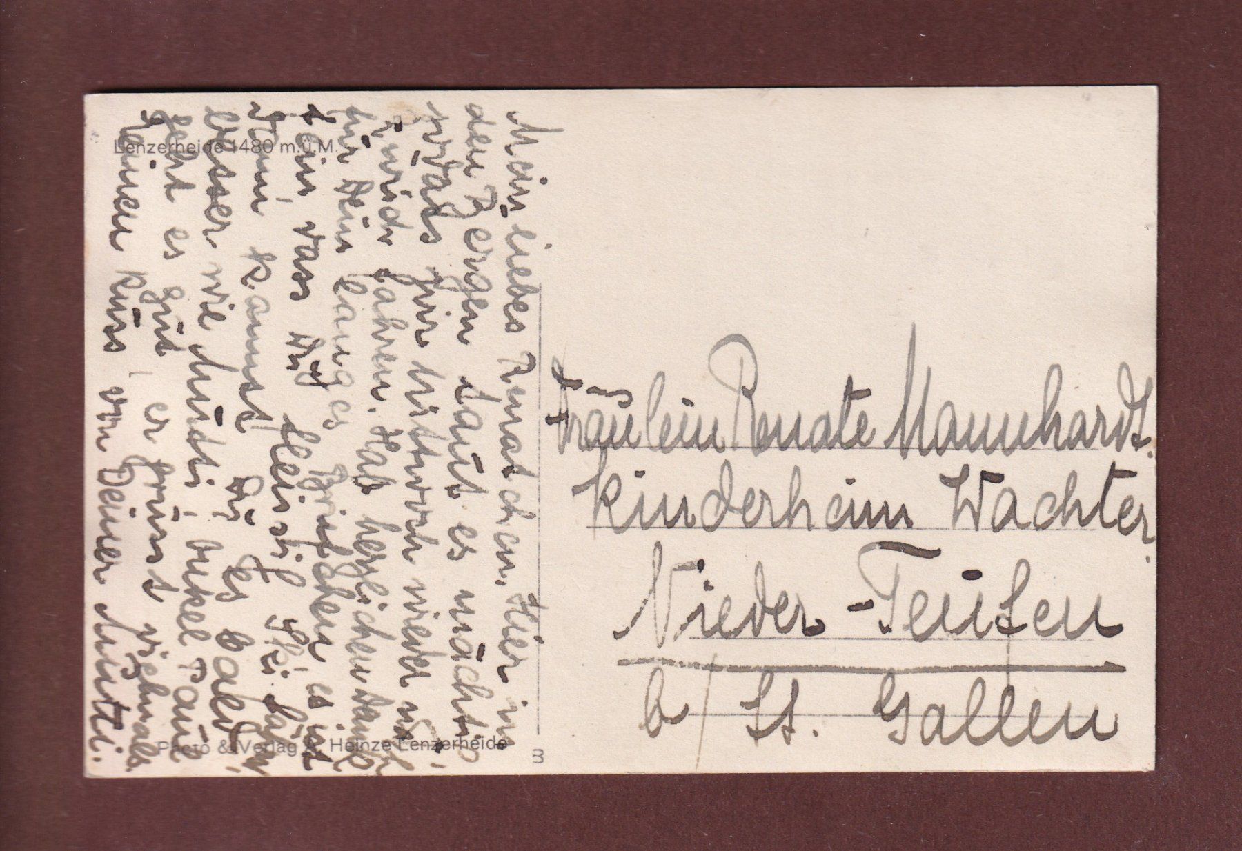 Cartoline postali: LENZERHEIDE - Teilansicht – Usato da Pully venduto da nicecards 1