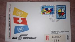 Swissair Geneve - Libreville 03.11.1971
