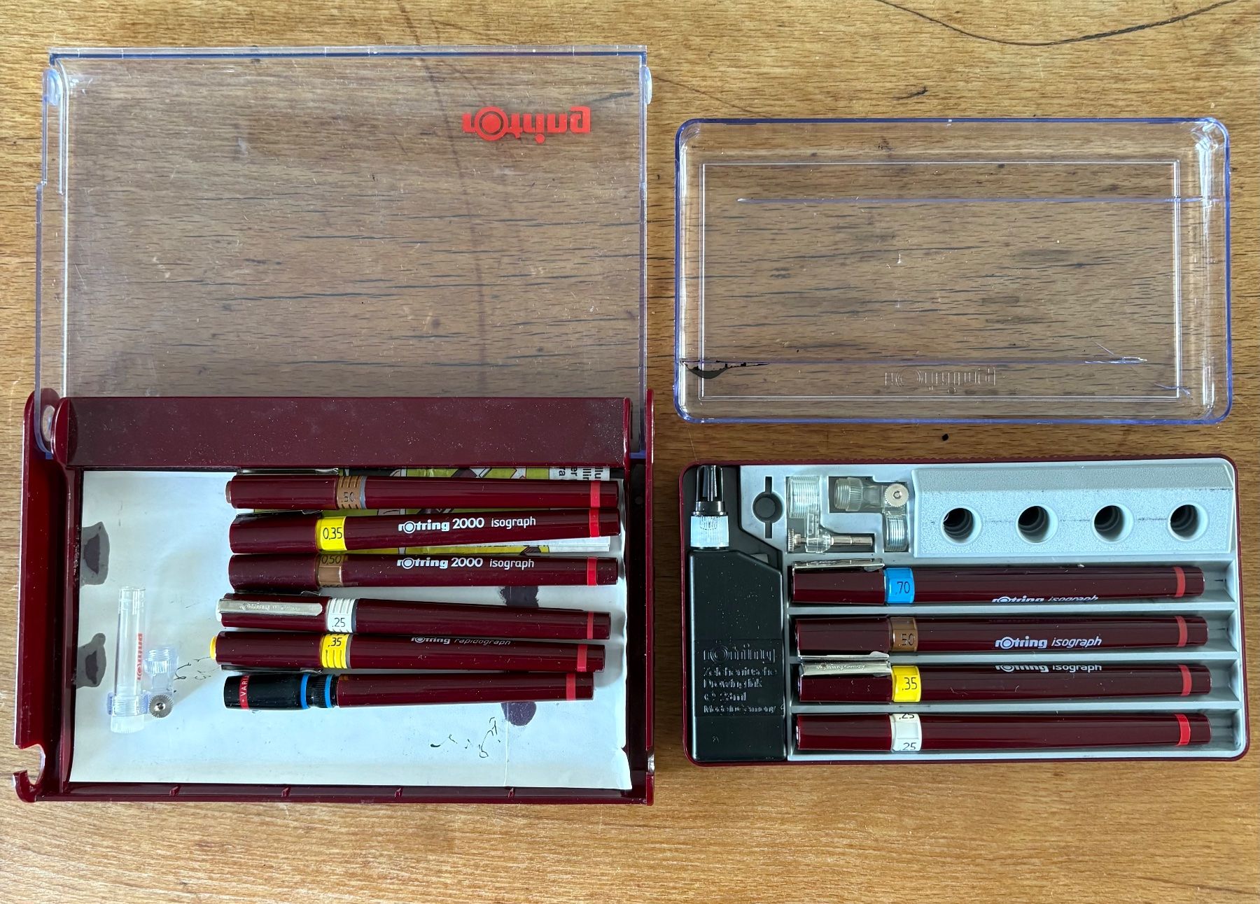 Rotring Penna & Evidenziatori: Rotring Isograph Tuschefüller Set gebraucht mit Etui – Usato da Münsingen venduto da Rehtre 3