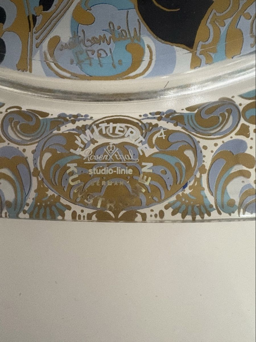 Rosenthal Teller: 2 assiettes Décoratif Rosenthal signé – Gebraucht aus petit lancy von FerreiraLuis 4