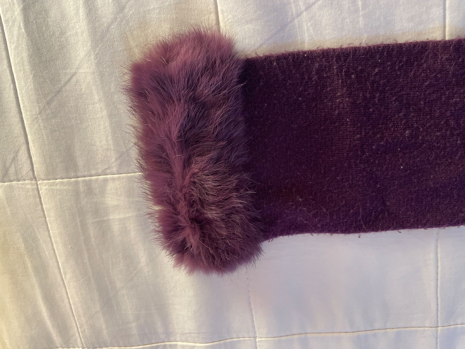 Altro abbigliamento per bambina: écharpe fille, violette, environ 50 cm, fourrure véritable – Usato da Gy venduto da ros_h98s 1