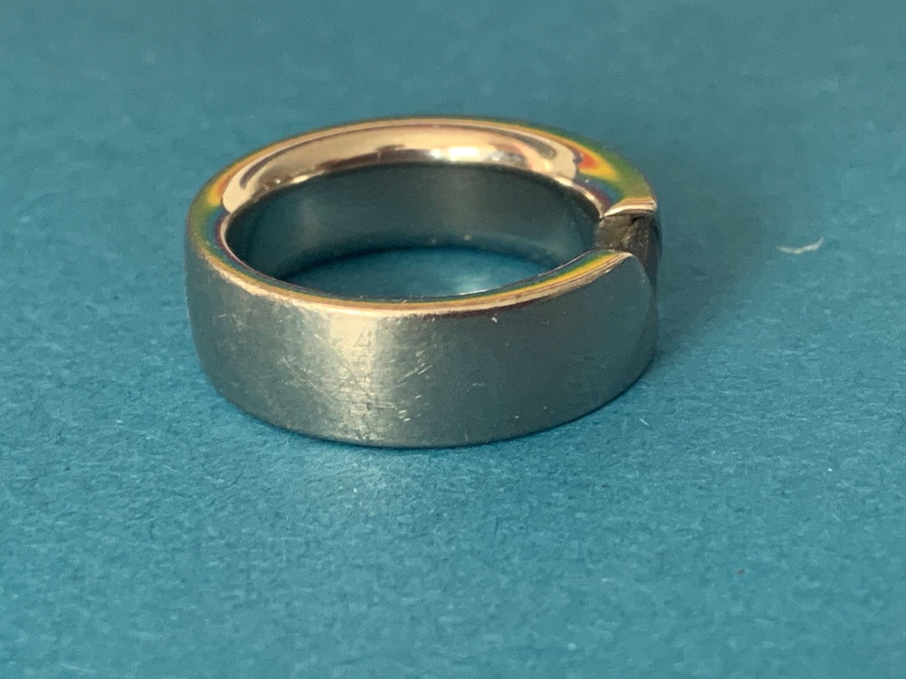Anelli: Edelstahlring blue stone(54) – Usato da Dittingen venduto da Bijoubelle 6