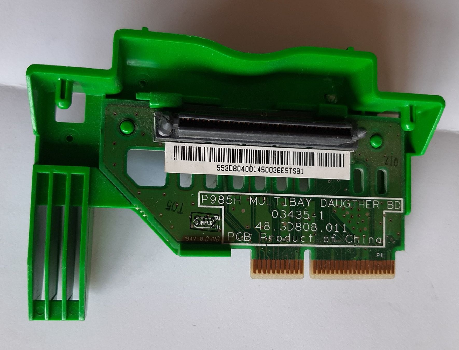 Hewlett Packard Mainboards: HP Multibay Daughter Board P985H Riser Card 03435-1 DC7100 – Gebraucht aus Genève von Cockattoo