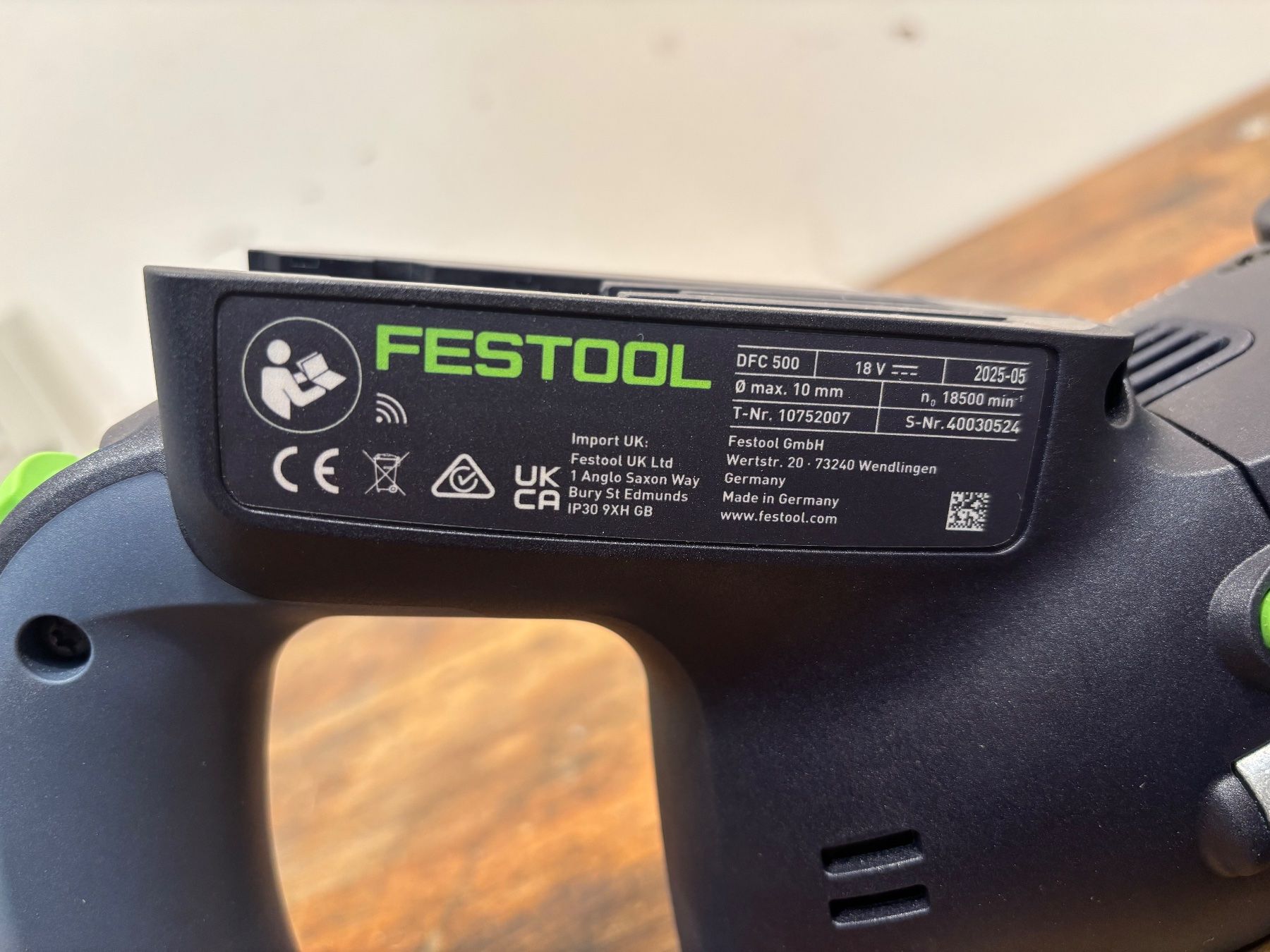Festool Alle Maschinen: Festool Akku-Dübelfräse Domino DFC 500 E Basic Neuwertig – Neu (gemäss Beschreibung) aus Winterthur von ReUse_Baumarkt 5