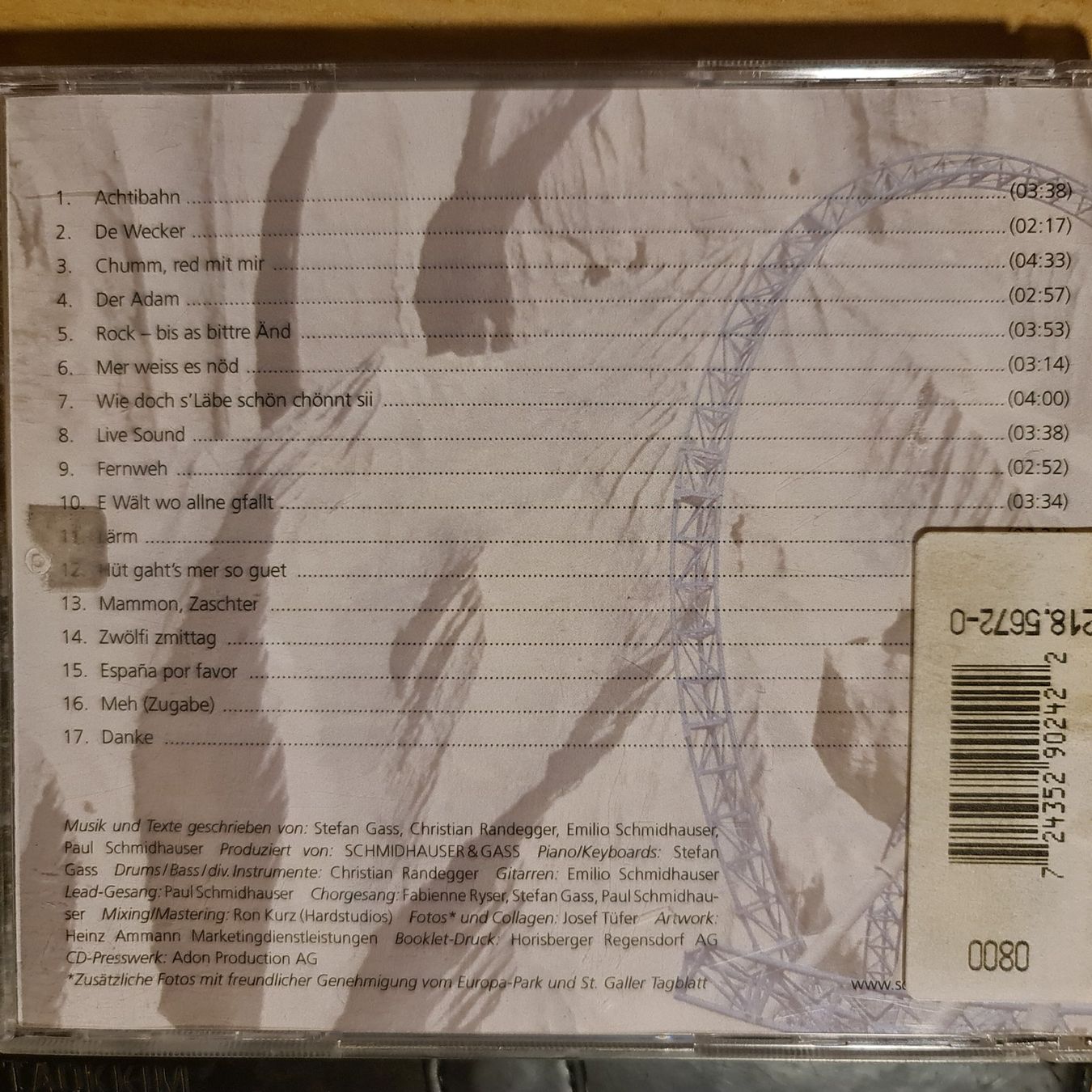 CDs: Schmidhauser&Gass - Achtibahn – Gebraucht aus Dintikon von Vexi 1