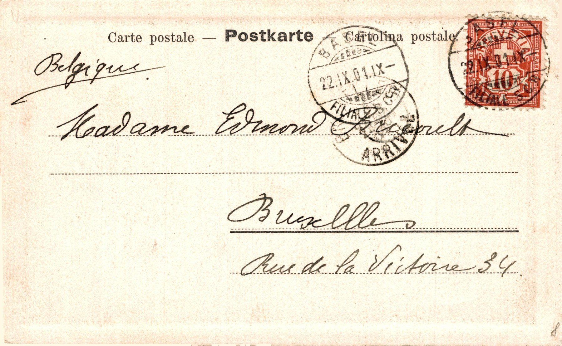 Cartes postales: Hôtel Euler, Basel – D'occasion à Bronschhofen par Astore 1