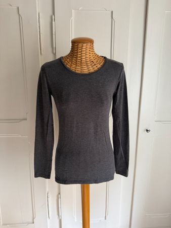 UNIQLO - Heattech Funktionsshirt dunkelgrau M