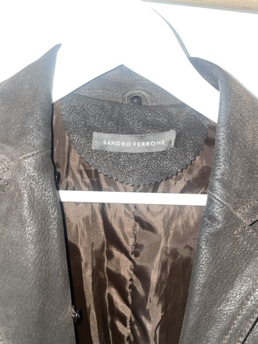Vestes: cute vintage sandro ferrone leather jacket🎀 – D'occasion à Ilanz par mashascloset 1