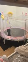 Trampolino per bambini con rete di protezione usato