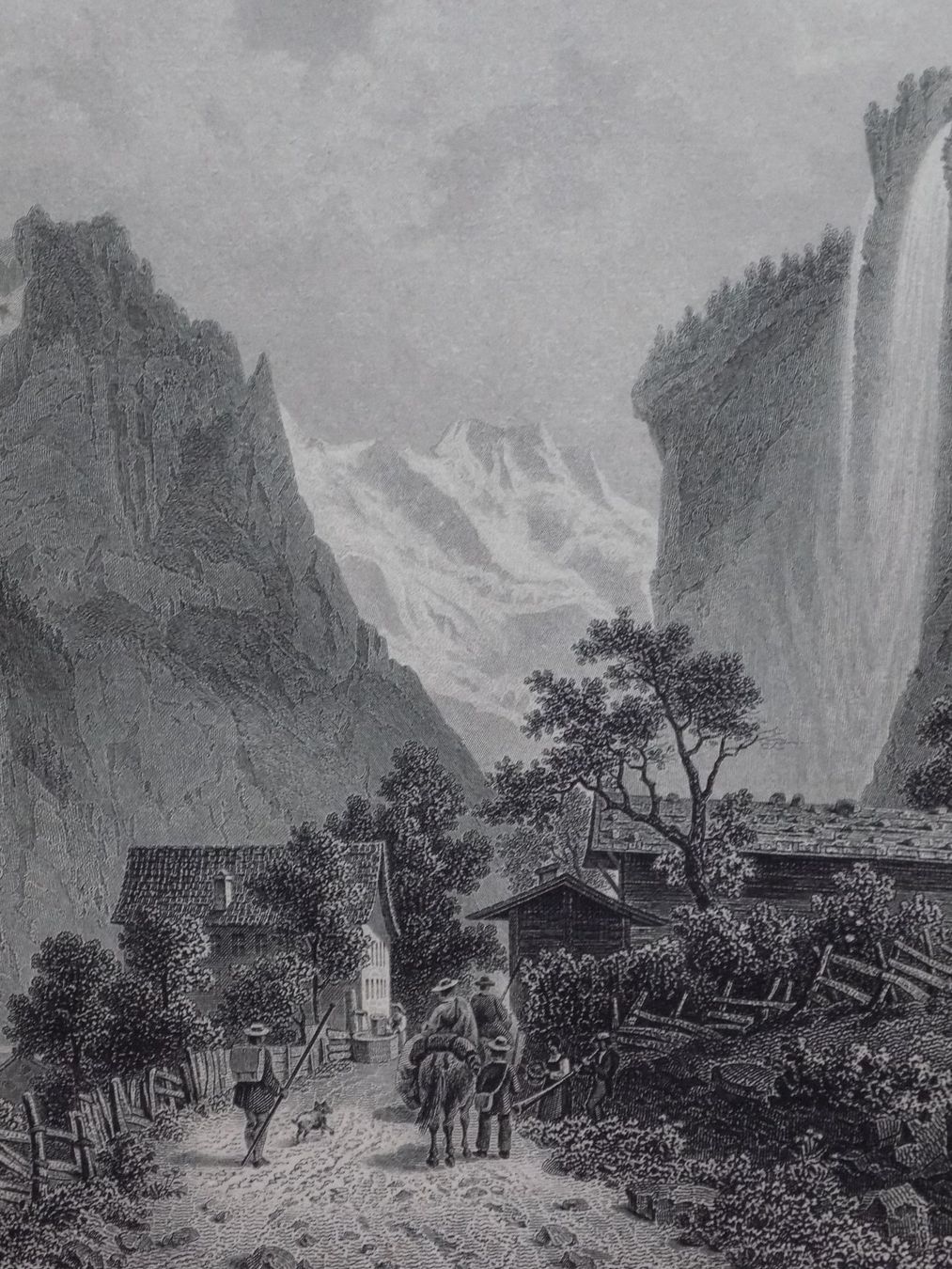Gravures: Lauterbrunnen Staubbach – D'occasion à Risch par Rischli15 5