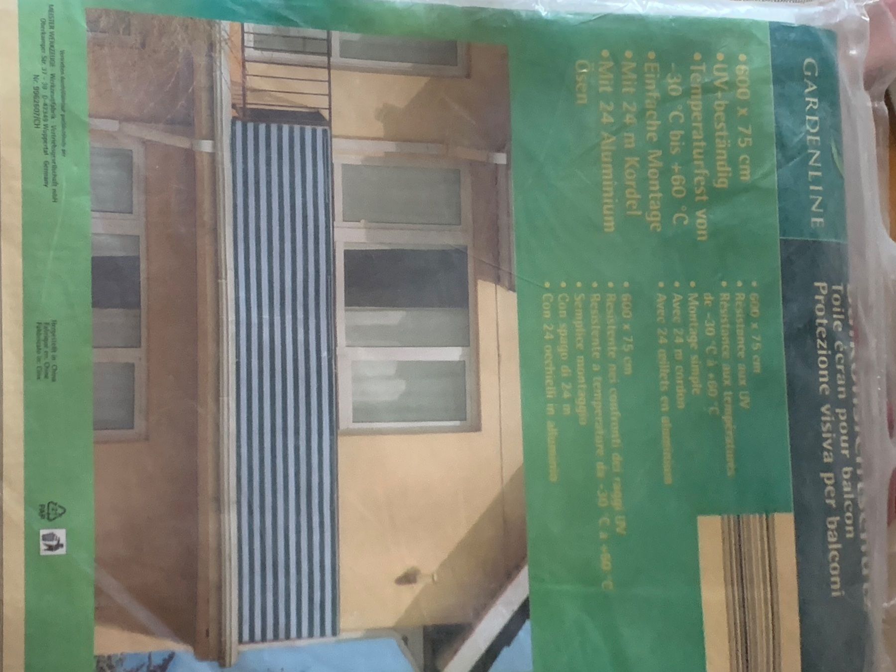 Casette da giardino & serre: Toile écran pour balcon – Nuovo e nell'imballaggio originale da Moutier venduto da Arti1981 1