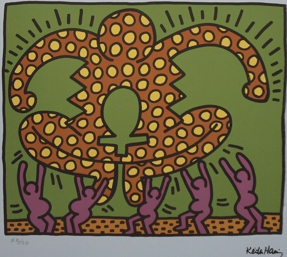 Foto & Immagini: KEITH HARING  HANDNUMMERIERT DRUCKSIGNIERT – Usato da Gersau venduto da kunst-online 1