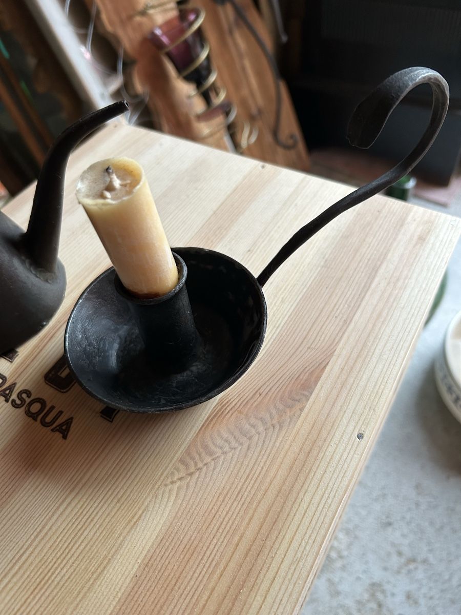 Tutte le decorazioni: Antike alte Oelkanne Kerzenständer – Usato da Gwatt (Thun) venduto da ate_6ng8 3
