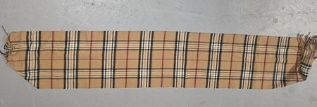Schal kariert Beige Camel 
