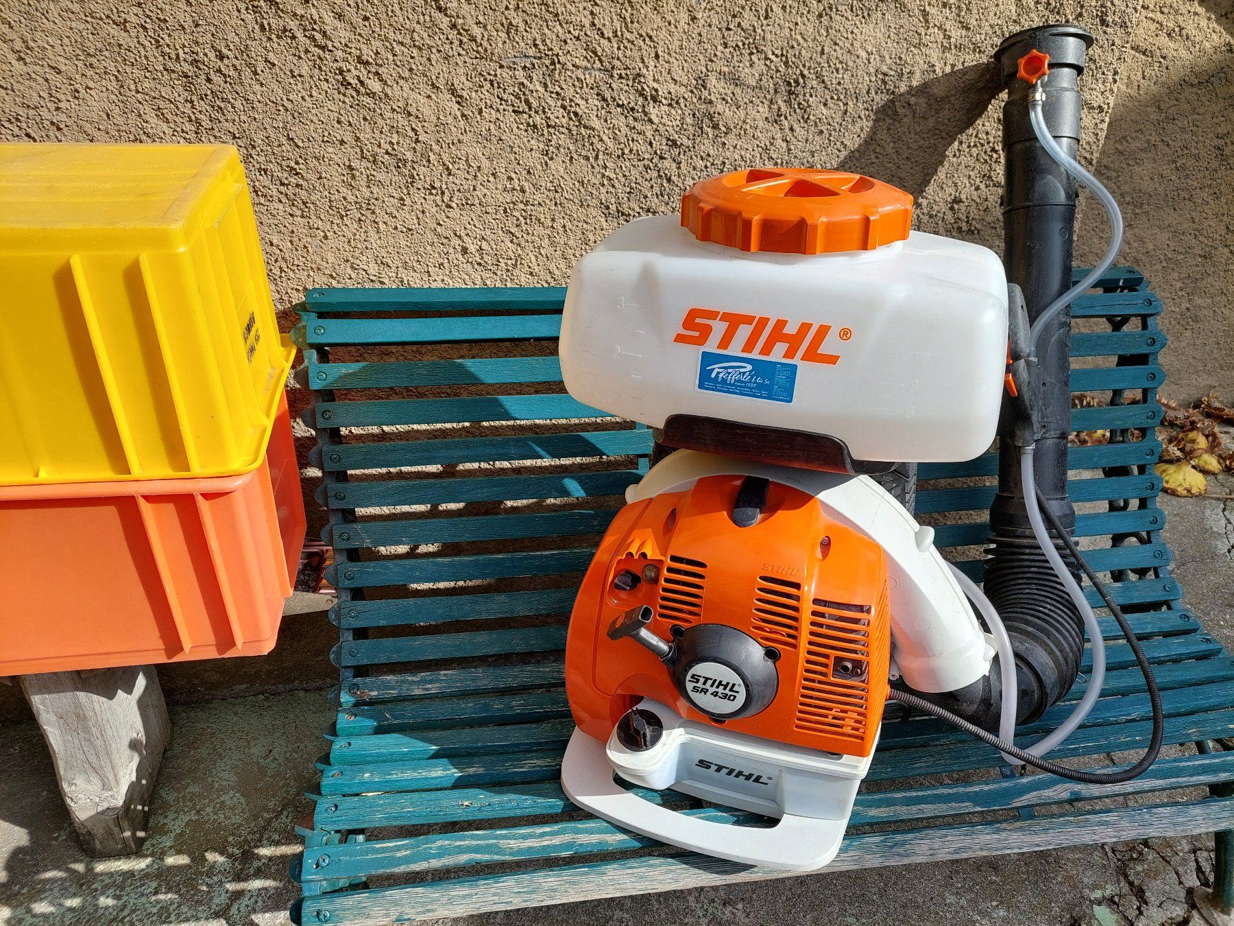Stihl Laubbläser & Laubsauger: STIHL SR 430 Profi Laub- und/oder Sprühbläser – Gebraucht aus Bäretswil von Teamplayer 2