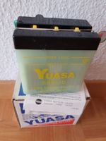 6 Volt Motorradbatterie, Yuasa 6N6-1D, neu! Auch SA / SO!