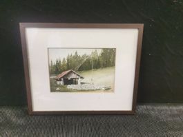 AQUARELLE SIGNÉE ET DATÉE 90