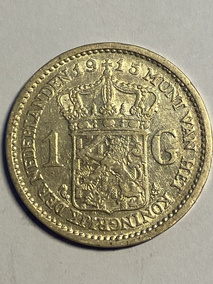 Tutti le monete: Pays-Bas, 1 Gulden 1915 argent – Usato da Corsier-sur-Vevey venduto da Ginoarturo 1