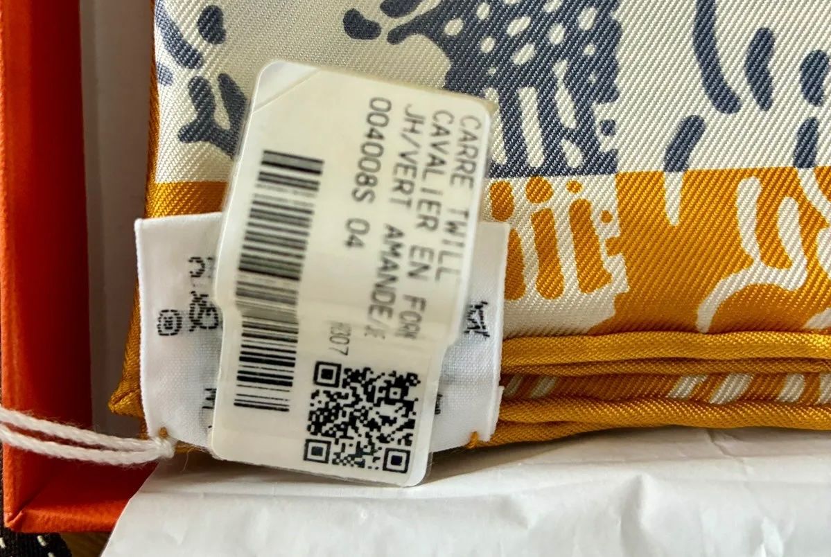Hermès Foulards & écharpes: Hermès Carré 90 Seidentuch "Cavalier en Formes" – Neuf (Voir description) à Triesen par atos87 5