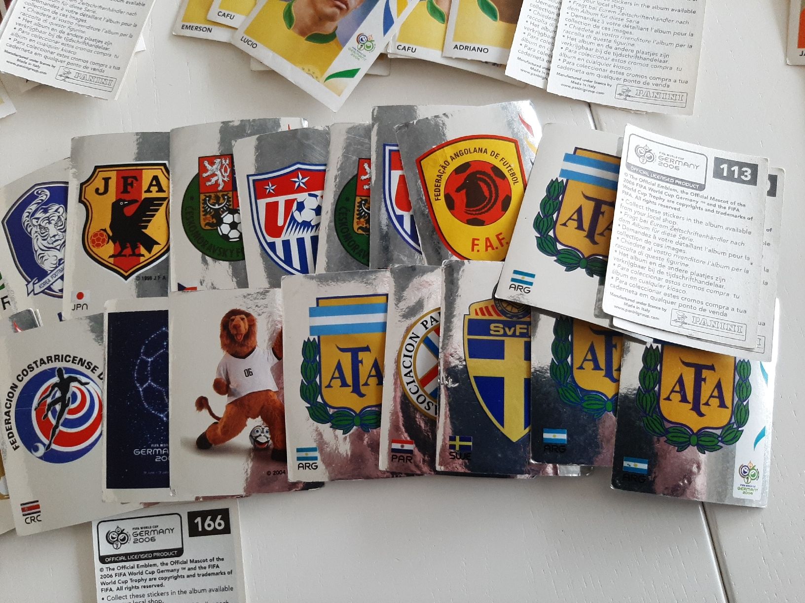 Panini Sammelbilder & Trading cards: Panini WM 2006 Sticker c.a.300-340 Stk. – Gebraucht aus Cham von Paniniworld 5