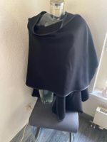 Poncho Schal Stola Umhang. schwarz