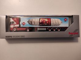 Scania 164 TL KüKo-Sattelzug "HUBER AG, CH" von Herpa 1/87