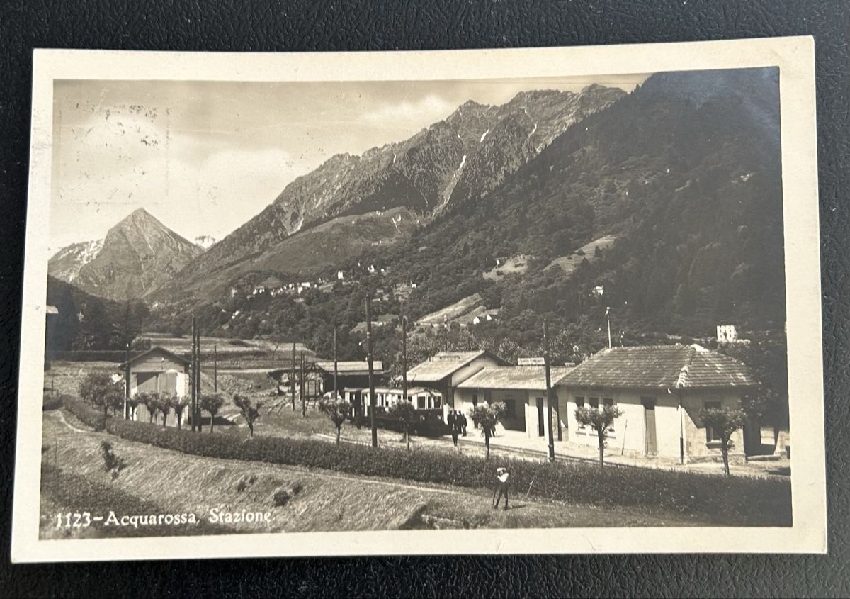 Cartoline postali: Fotokarte Aquarossa Statione  – Usato da Horw venduto da Tellbub