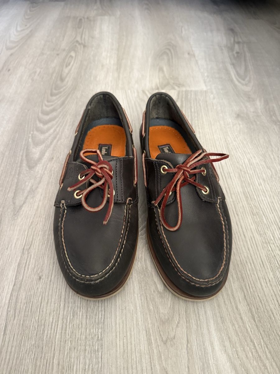 Scarpe da uomo: Chaussures bateau Timberland en cuir – Usato da Lausanne venduto da Mode_350