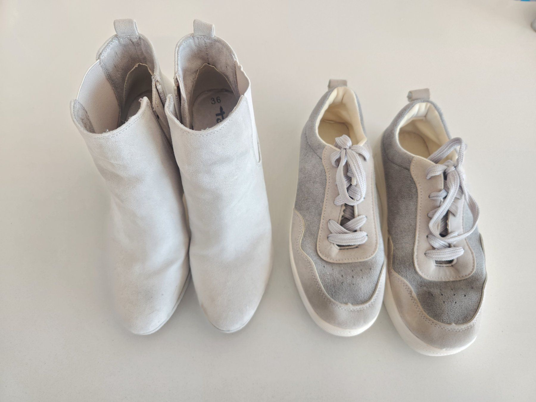 Scarpe da donna: 2 paar graue Schuhe Grösse 36 – Usato da Tuggen venduto da Restposten_secondh