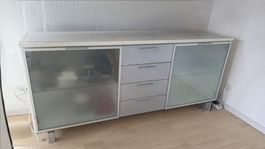 Sideboard weiss grau mit Schubladen Gebrauchsspuren
