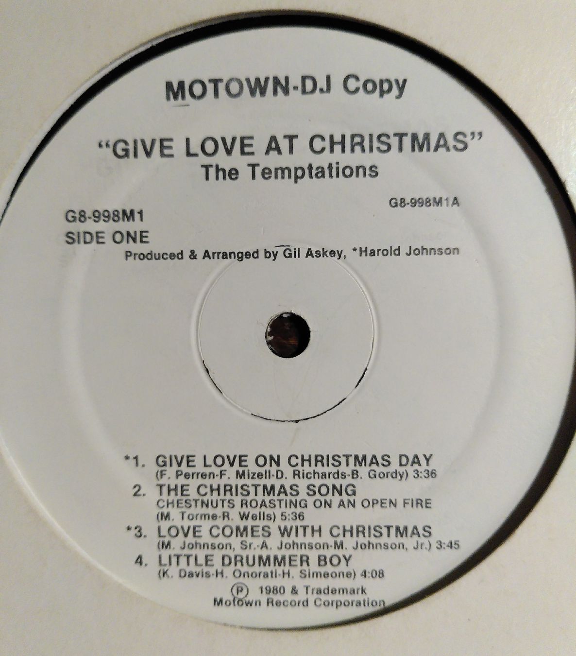 Dischi in vinile: The Temptations " x mas songs " – Usato da Lausanne venduto da Soulbrother 1