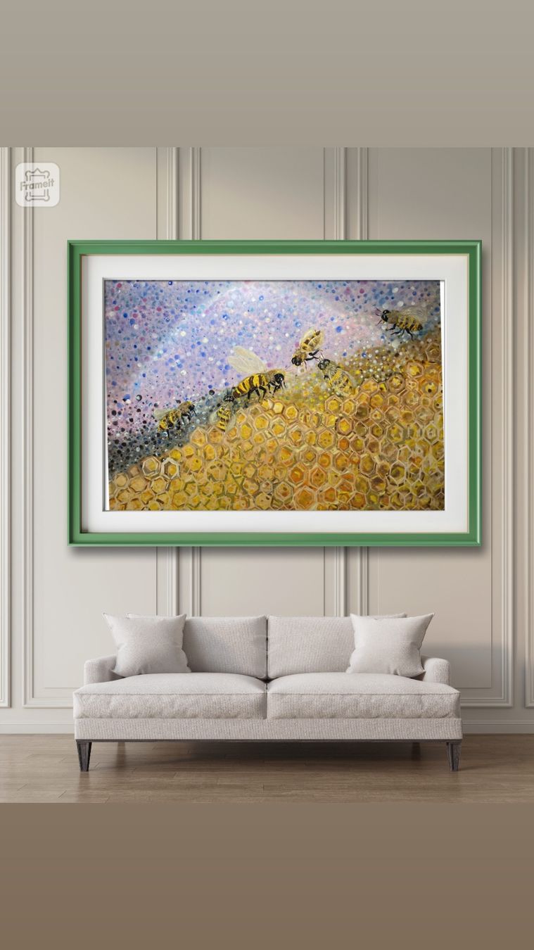Dipinti: Leben der Bienen Oil Bild Kunst Doks – Nuovo e nell'imballaggio originale da Beromünster venduto da dok_b8mf