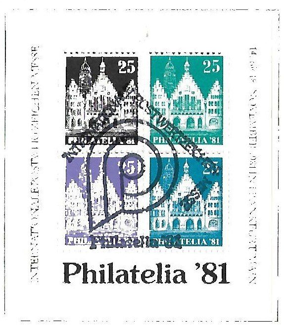 Tutti i francobolli: BRD 1981 : PHILATELIA "81" : 2 Hefte,  s. Text – Usato da Reinach BL venduto da eiche419 1
