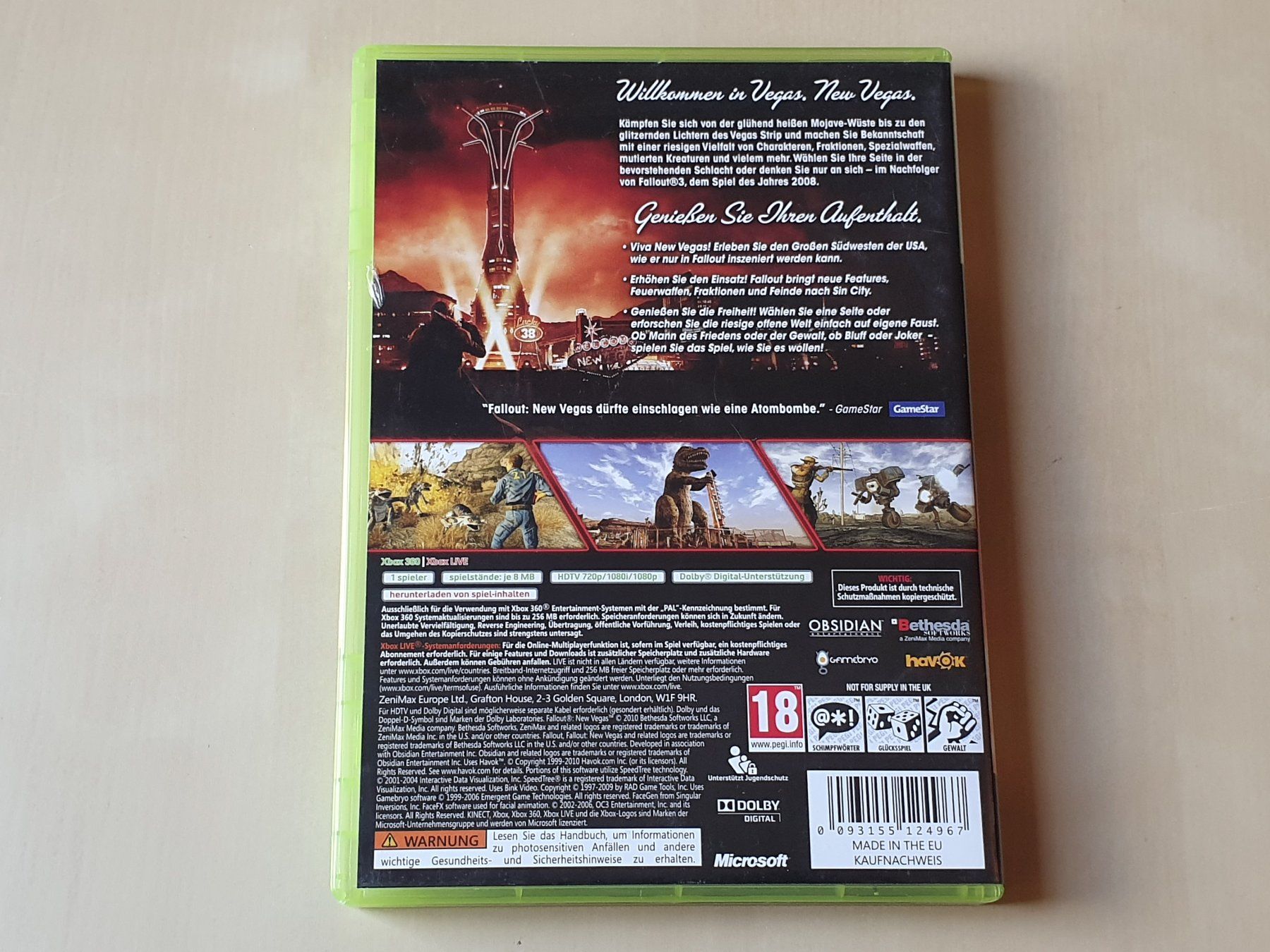 Microsoft Giochi: Fallout New Vegas – Usato da Stansstad venduto da collectorsshop 1