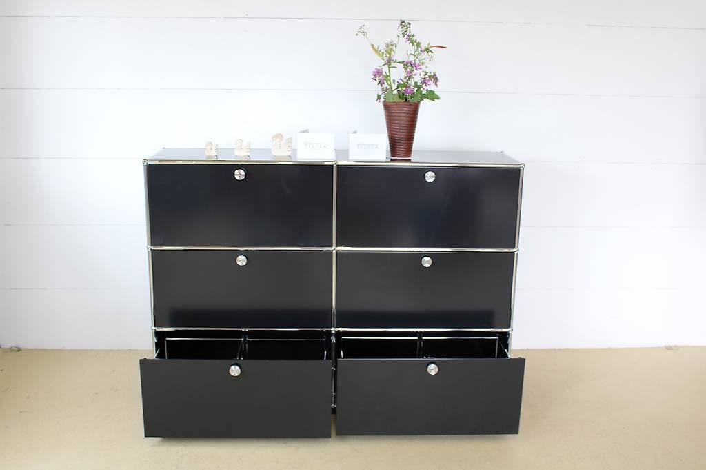 USM Étagères: USM Sideboard in Graphitschwarz,neuwertig – D'occasion à Meinisberg par atelier_TILIJA 1