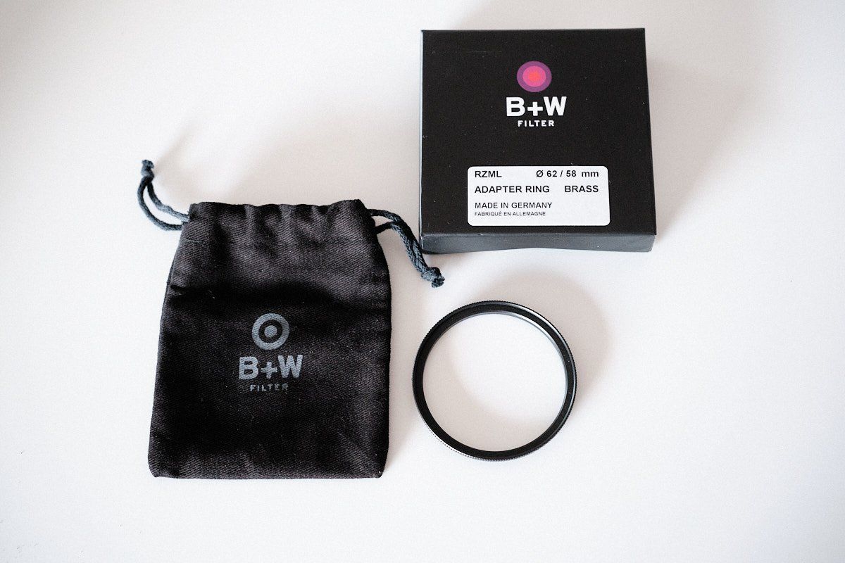 Laufwerke & Adapter: B+W Bague d'adaptation 62mm / 58mm – Neu und originalverpackt aus Chardonne von tonkun