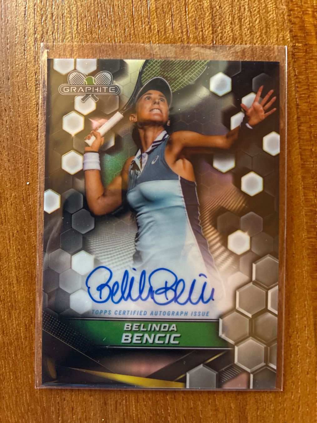 Topps Carte collezionabili: Topps Graphite Tennis Belinda Bencic Autogramm – Usato da Wangenried venduto da Garagara