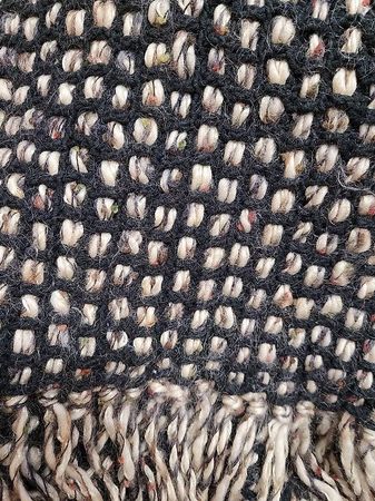 Woll - Decke handmade NEU 120 x 160 cm