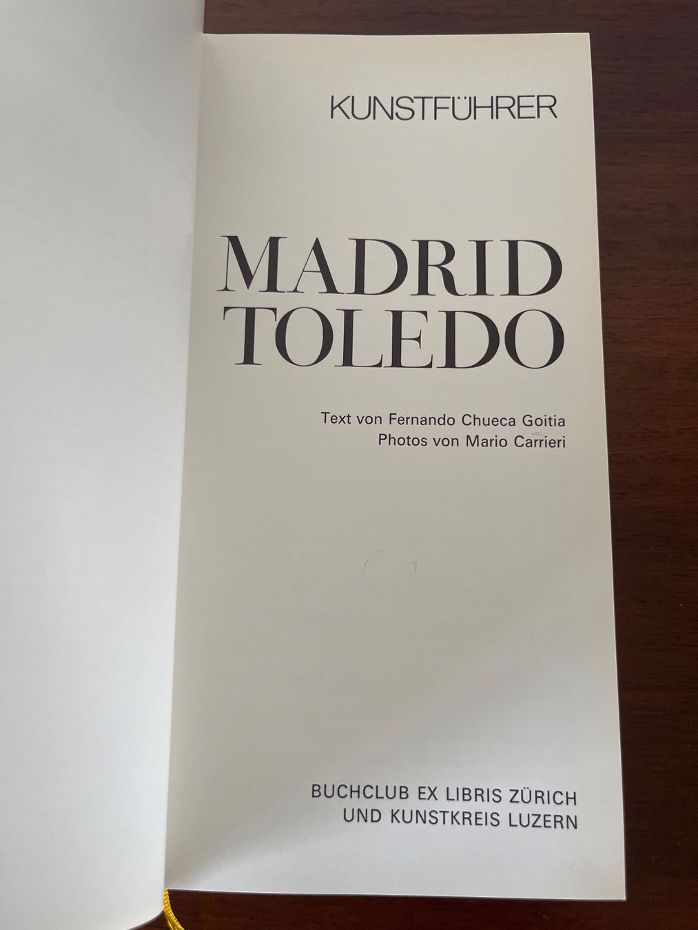Libri: Buch - MADRID/TOLEDO, Kunstführer, Chueca Goitia – Usato da Luzern venduto da Jiggy_8898 5