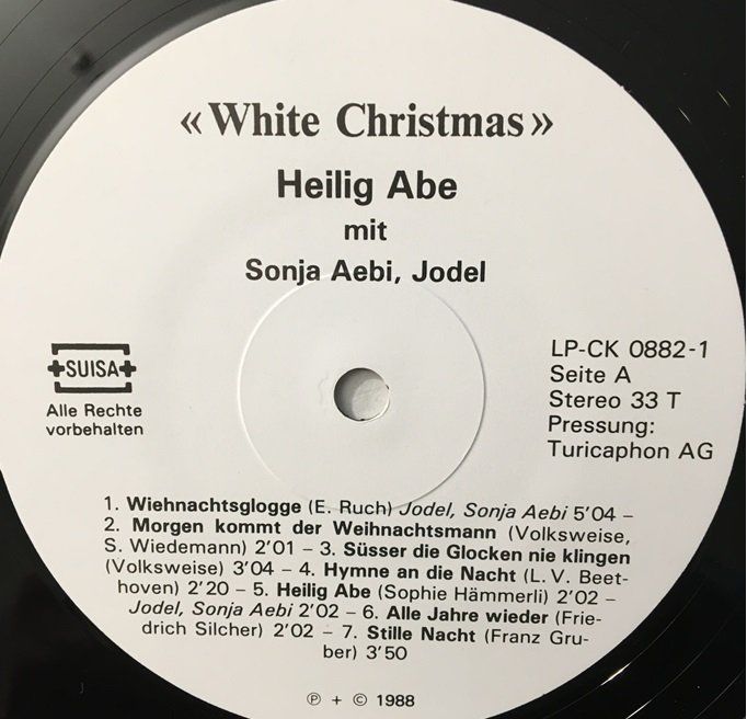 Dischi in vinile: Heilig Abe mit Sonja Aebi, Jodel (LP) – Usato da Grüningen venduto da azulmarron 2
