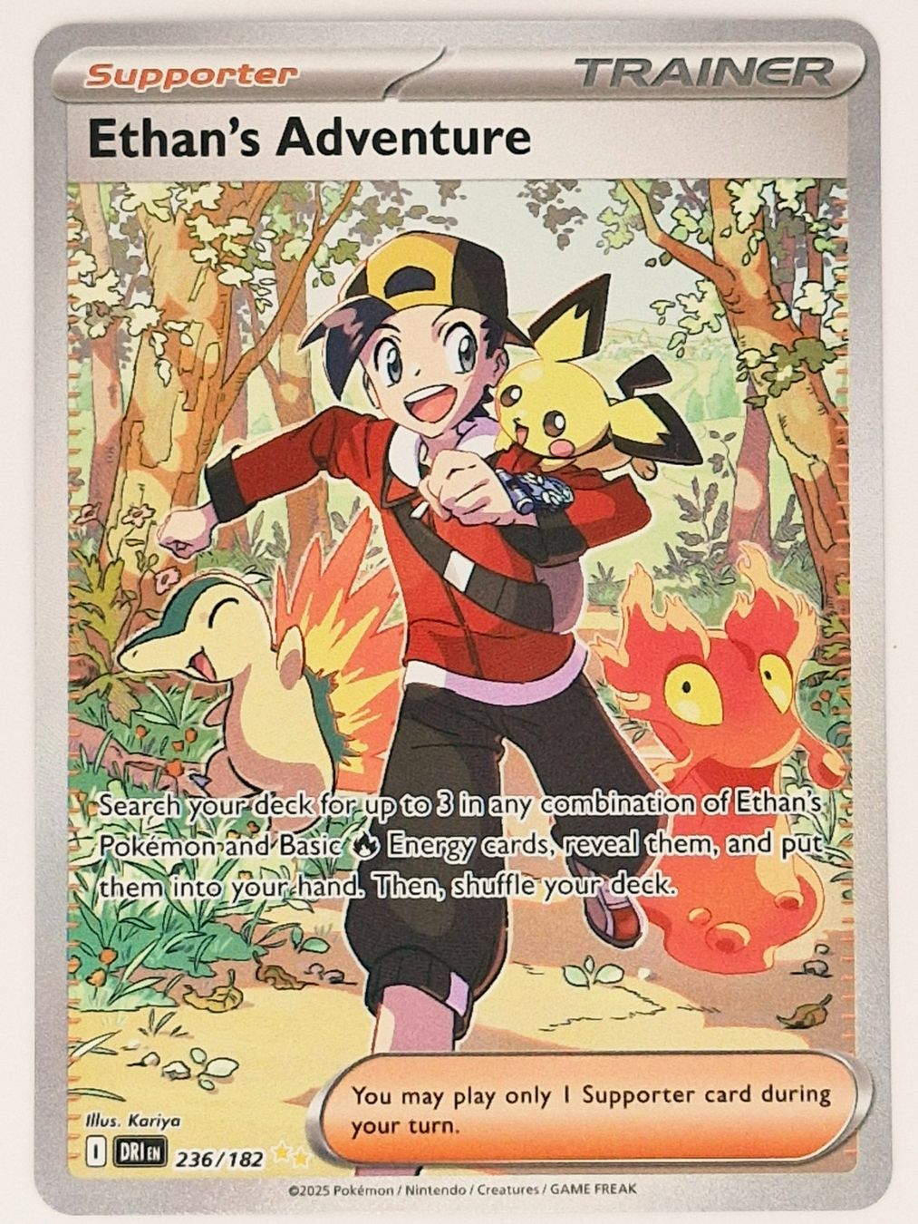 Pokémon Carte collezionabili: Ethans's Adventure / Klarins Abenteuer / DRI 236 – Nuovo (secondo la descrizione) da Arni AG venduto da PokemonCardsStore
