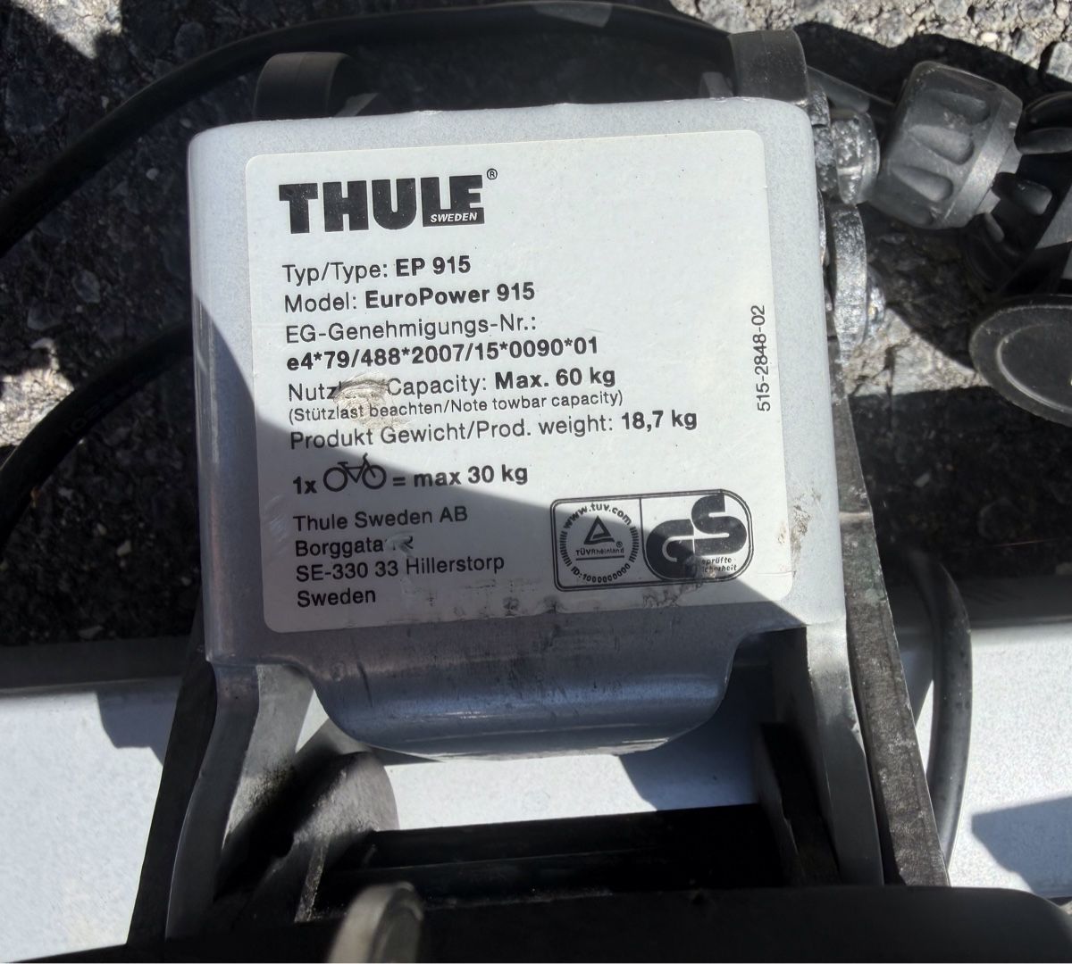 Thule Rimorchi: Fahrradträger Thule  – Usato da chur venduto da Mabo67 2