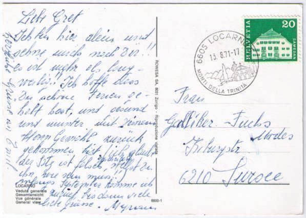 Cartes postales: Locarno – D'occasion à Binningen par Mountainrider 1