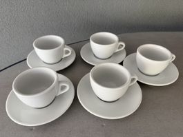 5er Set Cappuccino Tasse orig. Nuova Point